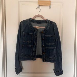 Maeve Dark Blue Jean Jacket